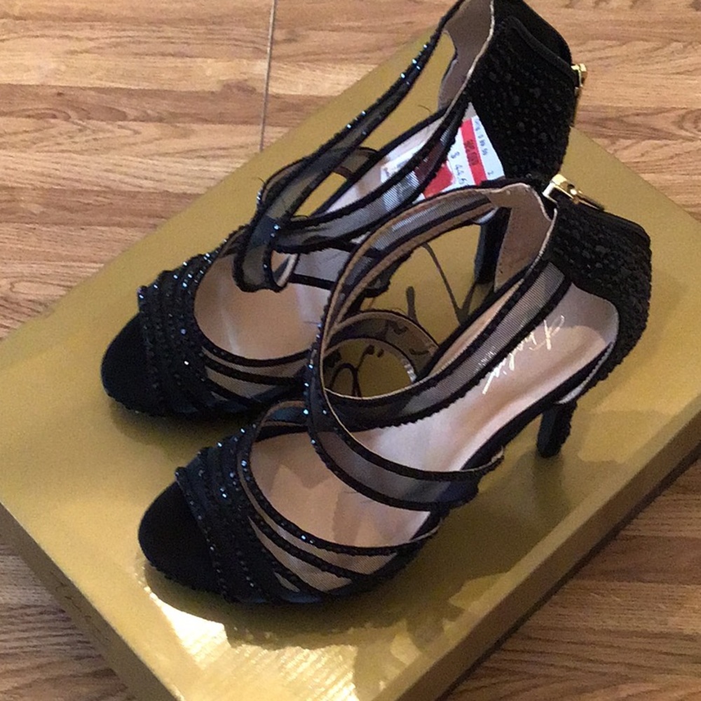 Thalia Sodi Womens Ceara Embellished Stiletto Evening Sandals
